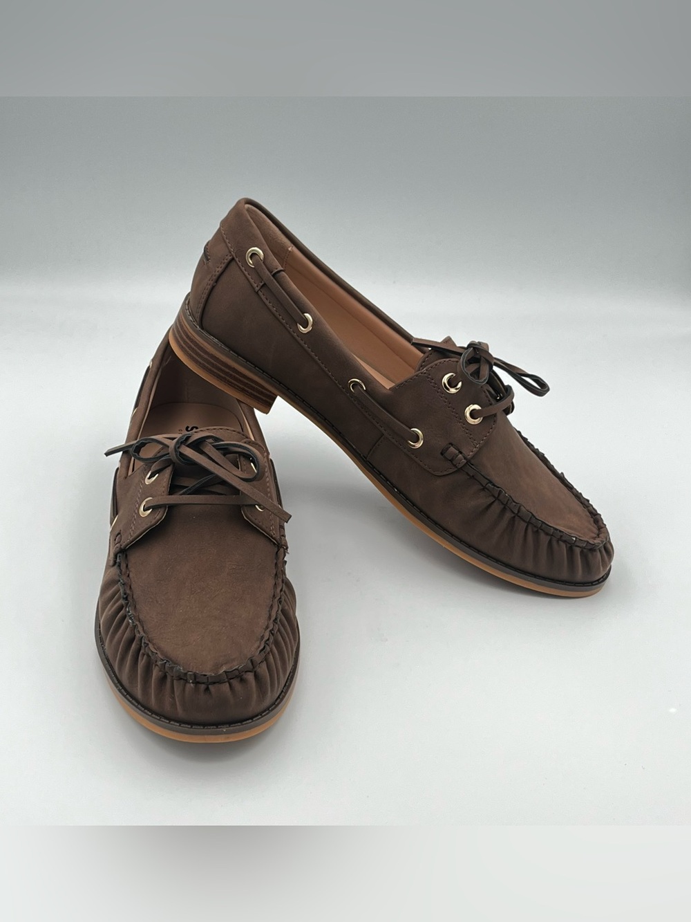 Sonoma Doriann Boat Shoes Business Casual Preppy Women’s Brown Various Sizes - Picture 5 of 7